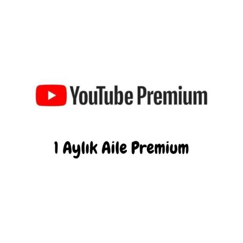  1 Aylık YouTube Aile Premium Hesap